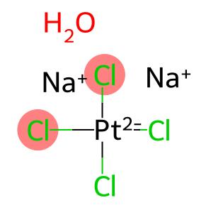 氯亚铂酸钠分子式结构图