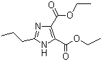 2-丙基-4,5-咪唑二羧酸二乙酯分子式结构图