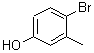 4-溴-3-甲基苯酚分子式结构图