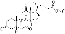 去氢胆酸钠分子式结构图