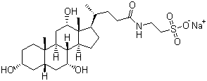 牛磺胆酸钠分子式结构图