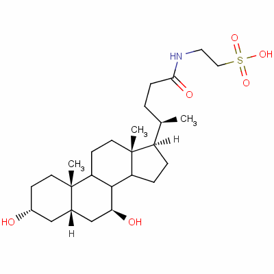 牛磺熊去氧胆酸分子式结构图