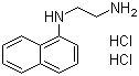 N-(1-萘)乙二胺盐酸盐分子式结构图