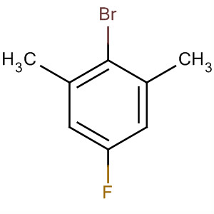 2,6-二甲基-4-氟溴苯分子式结构图