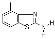 2-氨基-4-甲基苯并噻唑分子式结构图