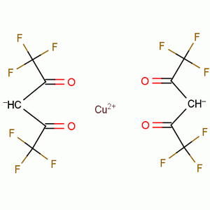 双(六氟乙酰丙酮)合铜分子式结构图