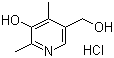 盐酸4-脱氧吡哆醇分子式结构图