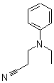 N-乙基-N-氰乙基苯胺分子式结构图