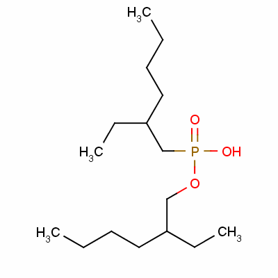 2-乙基己基膦酸单2-乙基己酯分子式结构图