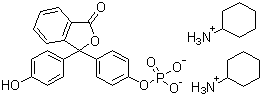 酚酞单磷酸二环己胺盐分子式结构图