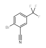 2-溴-5-三氟甲基苯腈分子式结构图