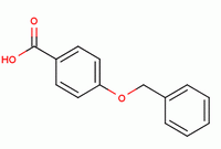 4-苯甲氧基苯甲酸分子式结构图