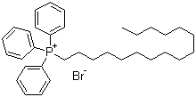 (1-十六烷基)三苯基溴化磷分子式结构图