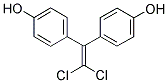 2,2-双(4-羟基苯基)-1,1-二氯乙烯分子式结构图