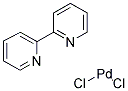 (2,2'-联吡啶)二氯化钯分子式结构图