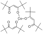 三(2,2,6,6-四甲基-3,5-庚二酮酸)钴分子式结构图