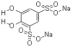 邻苯二酚-3,5-二磺酸钠分子式结构图