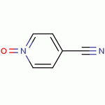 4-氰基吡啶-N-氧化物分子式结构图