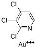 (吡啶)三氯化金分子式结构图