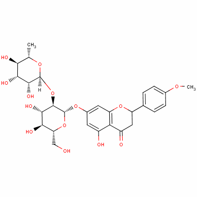 枸橘苷分子式结构图