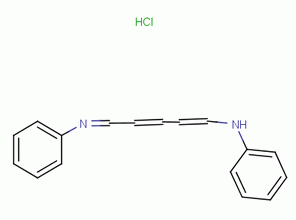 戊烯二醛二苯胺.盐酸盐分子式结构图