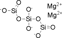 三硅酸镁分子式结构图