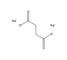 丁二酸钠分子式结构图
