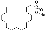 十六烷基磺酸钠分子式结构图