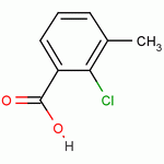 2-氯-3-甲基苯甲酸分子式结构图