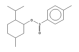 (1R,2S,5R)-(-)-孟基 (S)-对甲苯亚磺酸酯分子式结构图