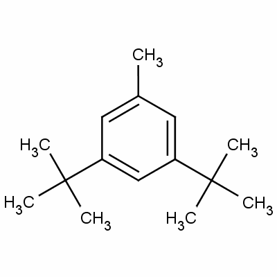 3,5-二叔丁基甲苯分子式结构图