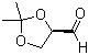 (R)-(+)-2,2-二甲基-1,3-二氧戊环-4-甲醛分子式结构图