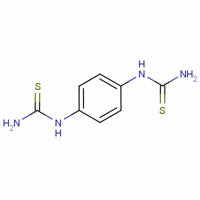 1,4-亚苯基二(硫脲)分子式结构图