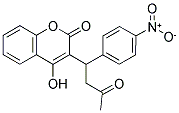 醋硝香豆酮分子式结构图