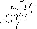 氟可龙分子式结构图