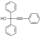 1,1,3-三苯基-2-丙炔醇分子式结构图