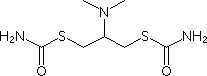 杀螟丹分子式结构图