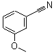 间甲氧基苯腈分子式结构图