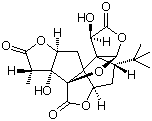 银杏内酯A分子式结构图