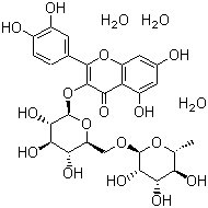 芦丁分子式结构图