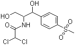 甲砜霉素分子式结构图