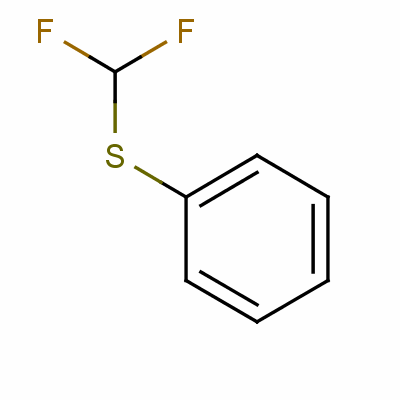 二氟甲基苯硫醚分子式结构图