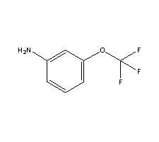 间三氟甲氧基苯胺分子式结构图