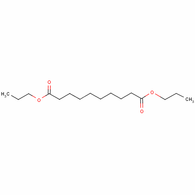 癸二酸二丙酯分子式结构图