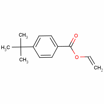 对叔丁基苯甲酸乙烯酯分子式结构图