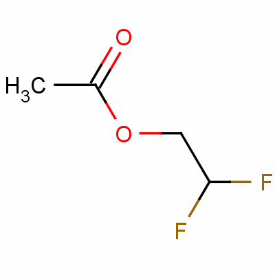 乙酸二氟乙酯分子式结构图