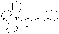 (1-十二烷基)三苯基溴化磷分子式结构图