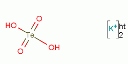 四氧代碲酸二钾分子式结构图