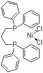 1,3-双(二苯基膦丙烷)二氯化镍分子式结构图