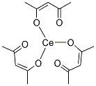 乙酰丙酮铈水合物分子式结构图